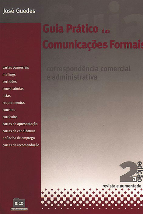 Guia prático das comunicações formais - 978-972-8257-28-6